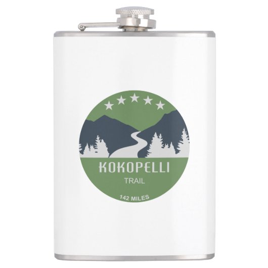 Kokopelli Trail Flachmann (Vorderseite)