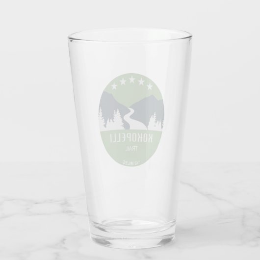 Kokopelli Trail Glas (Rückseite)