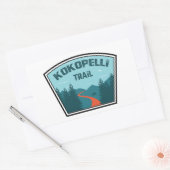 Kokopelli Trail Rechteckiger Aufkleber (Umschlag)