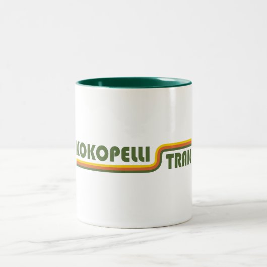 Kokopelli Trail Zweifarbige Tasse (Mittel)