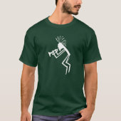 Kokopelli Trumpet Player Petroglyph T-Shirt (Vorderseite)