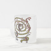 Kokopelli u. Spirale - Tasse #8 (Vorderseite Links)