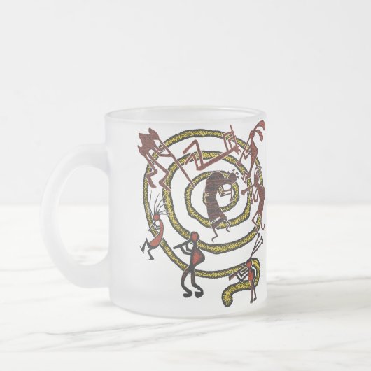 Kokopelli u. Spirale - Tasse #8 (Links)
