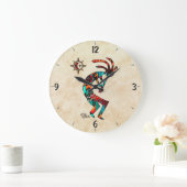 Kokopelli-Uhr Große Wanduhr (Zuhause)
