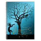 Kokopelli und das Ravens-Notebook Notizblock (Vorderseite)