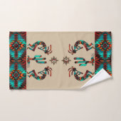 Kokopelli und Kakteen Badhandtuch Set (Handtuch)