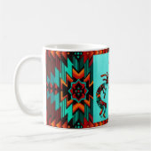 Kokopelli und Kakteen Kaffeetasse (Links)
