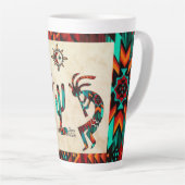 Kokopelli und Kakteen Milchtasse (Rechte Ecke)