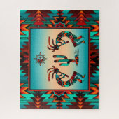 Kokopelli und Kakteen Puzzle (Vertikal)