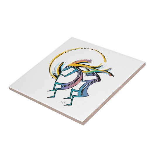 Kokopelli und Kokopelli Mana Fliese (Seite)