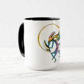 Kokopelli und Kokopelli Mana Tasse (Vorderseite Links)