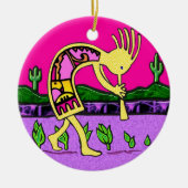 Kokopelli Viel Glück Ornament (Vorne)