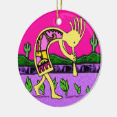 Kokopelli Viel Glück Ornament (Links)