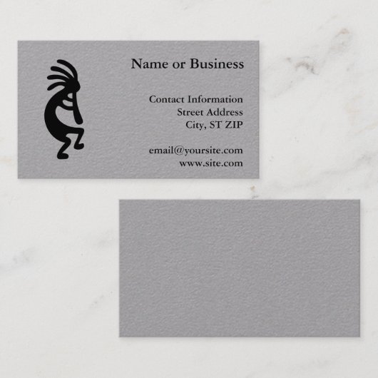 Kokopelli Visitenkarte (Vorne/Hinten)