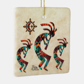 Kokopelli Weihnachtsdekoration Keramikornament (Rechts)