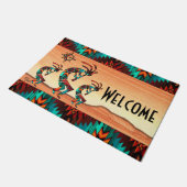 Kokopelli Welcome Doormat Fußmatte (Schrägansicht)