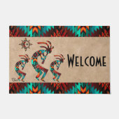Kokopelli Welcome Doormat Fußmatte (Vorderseite)