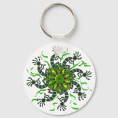 Kokopelli Wheel Schlüsselanhänger (Vorderseite)