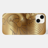 Kokopelli-Wirbel, Mesa und Kaktus Case-Mate iPhone Hülle (Rückseite (Horizontal))