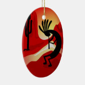 Kokopelli Wüste Sonnenuntergang Weihnachtsschmuck (Rechts)