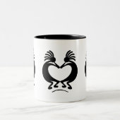 Kokopelli Zweifarbige Tasse (Mittel)