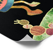 Kokopellis Traum Print Poster (Ecke)