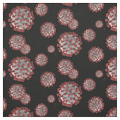 Kokos-Erreger Coronavirus-nahtloses Muster Stoff (Muster)
