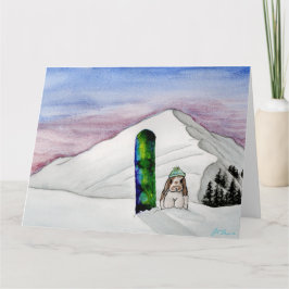 Kokosabenteuer: Januar Card 8.5"x11" Dankeskarte