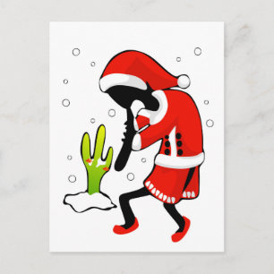 KokoSantaPelli Cactus Xmas Feiertagspostkarte