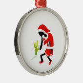KokoSantapelli Verzierung Silbernes Ornament (Rechts)