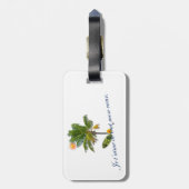 Kokosare Gepäckanhänger (Rückseite vertikal)