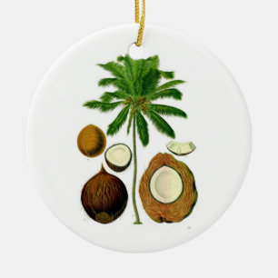 Kokosbaum-Schmuck Keramik Ornament