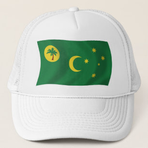 Kokosinseln Flaggenhut Truckerkappe