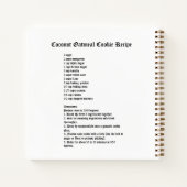 Kokoskohl Notizblock (Rückseite)