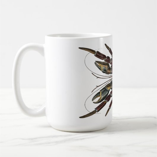 Kokoskrebs - Vintages Design Kaffeetasse (Links)