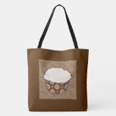 Kokoskuchen, japanischer Swirbeluntergrund Tasche (Rückseite)