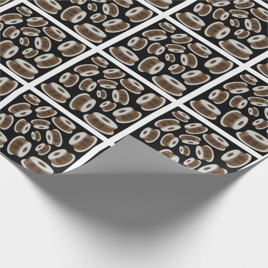 Kokoskuchenmuster Geschenkpapier (Ecke)