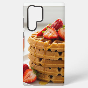 Kokosmehlwaffeln Erdbeer Süßer Morgen Samsung Galaxy Hülle