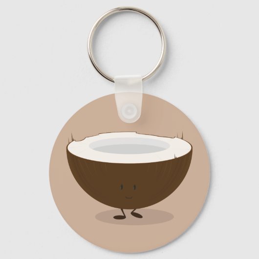Kokosmilch Schlüsselanhänger (Vorderseite)