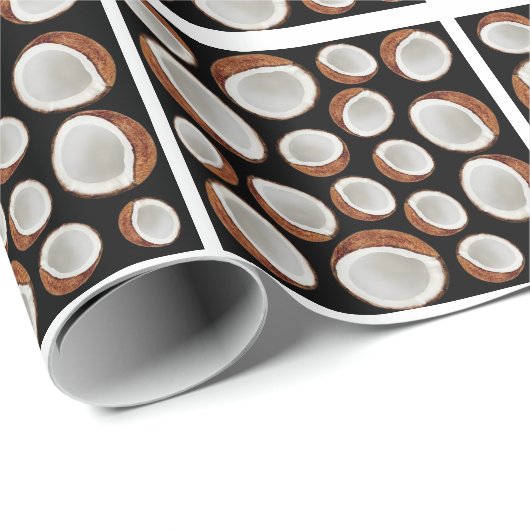 Kokosmuster Geschenkpapier (Rolleneckpunkt)