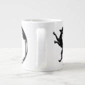 Kokosnund-Kaffee-Tasse Personalisiert Hund-Cup Jumbo-Tasse (Rückseite)