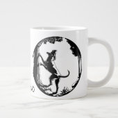 Kokosnund-Kaffee-Tasse Personalisiert Hund-Cup Jumbo-Tasse (Rechts)