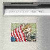 Kokosnuss-Abenteuer: Dezember Magnet 3.5"x2.5" (In Situ (Geschirrspüler))