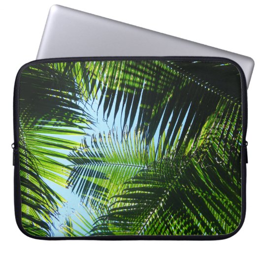 Kokosnuss-Baum-Laptop-Hülse Laptopschutzhülle (Vorderseite)