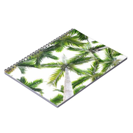 Kokosnuss-Bäume Notizblock (Linke Seite)