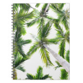 Kokosnuss-Bäume Notizblock (Vorderseite)