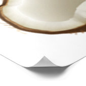 Kokosnuss - Emoji Poster (Ecke)