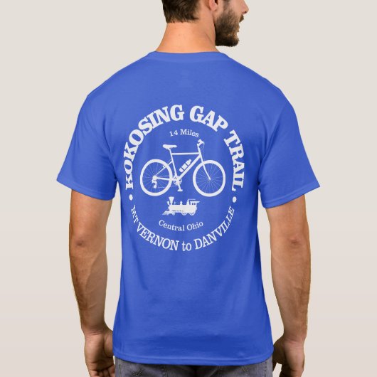 Kokosnuss-Gap-Pfad (Radfahren) T-Shirt (Rückseite)