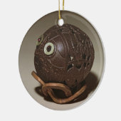 Kokosnuss gemeißelt in ein Gesicht, c.1895 Keramik Ornament (Links)