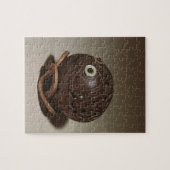 Kokosnuss gemeißelt in ein Gesicht, c.1895 Puzzle (Horizontal)